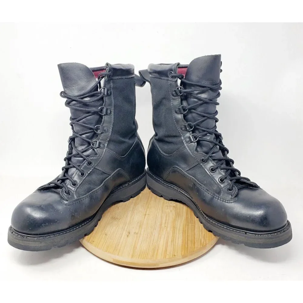 Matterhorn Boots Mens 9 Black Military Tactical Combat Shoe Vibram Insulated USA